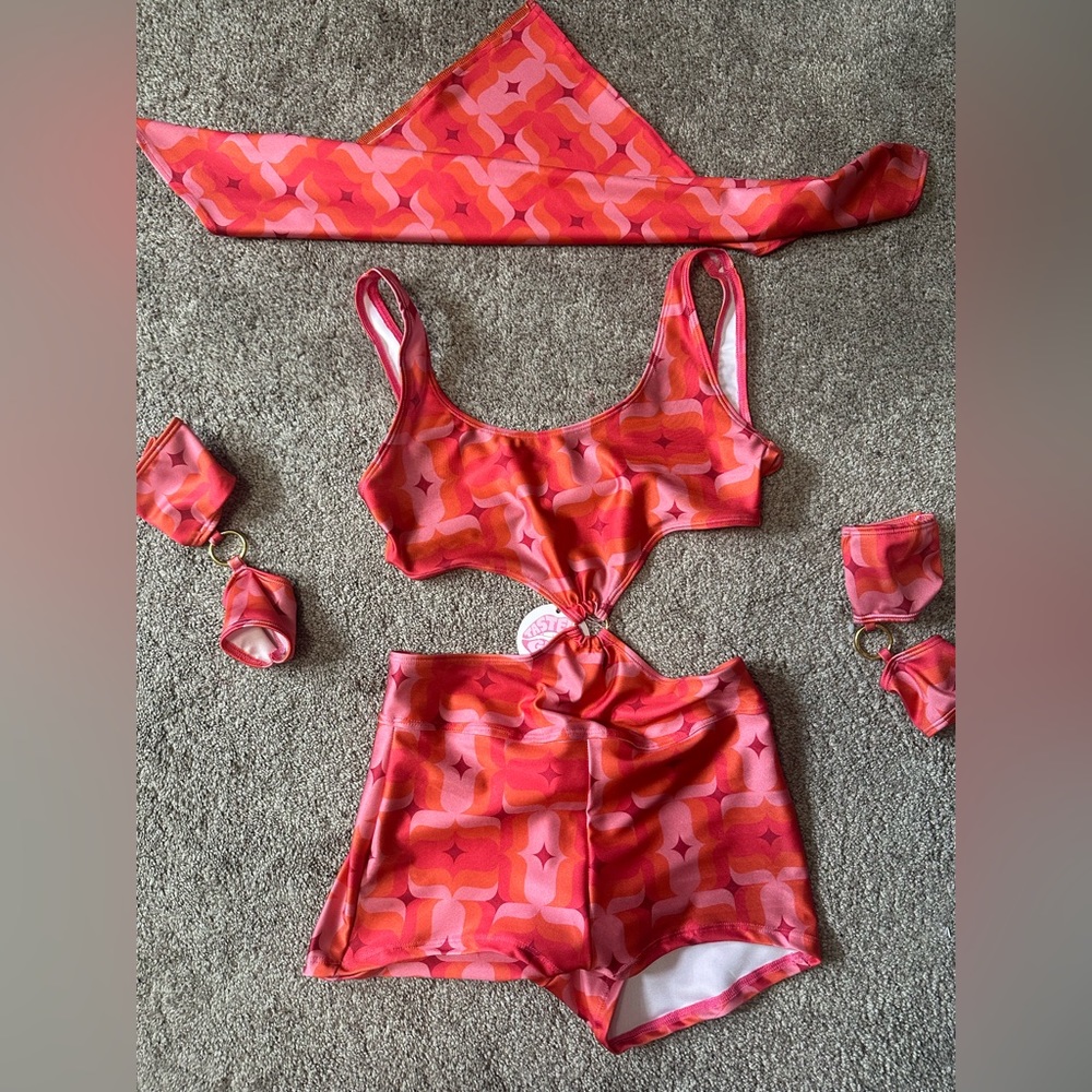 Tasteful Girl Kitty Playsuit Set